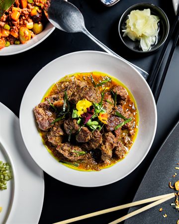 A dish prepared at Mina's Table